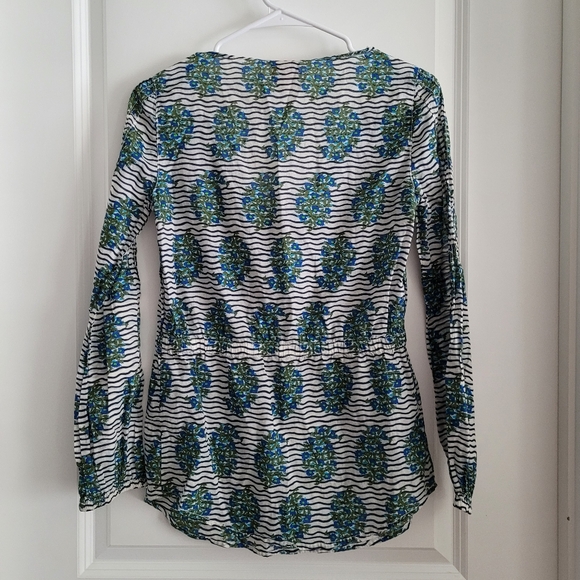 Tory Burch blouse size 2 - Picture 2 of 10